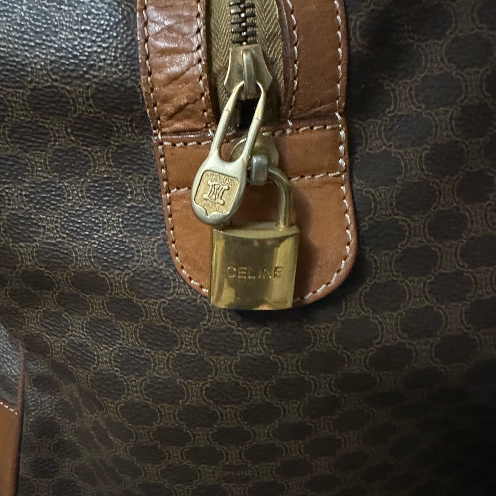 Celine triomphe 55 vintage travel bag - Picture 3 of 8